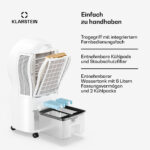 Whirlwind Luftkühler | 320 m³/h | 6 l | 30 m² | 2 Kühlpacks | 3 Modi | 60 W – Bild 5