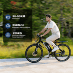 RCB E-Bike RK15, APP, 26 Zoll Pedelec, 10,4 Ah Lithium-Akku, Reichweite 30-50 km, 7 Gang, Kettenschaltung, 250W Heckmotor, 374,4 Wh – Bild 2